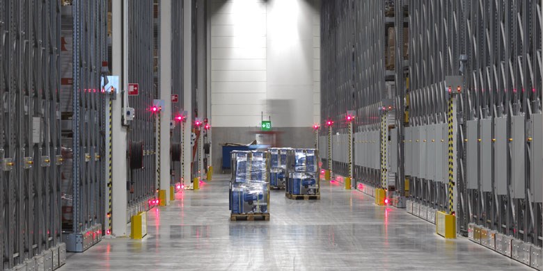 Verrijdbare palletstellingen