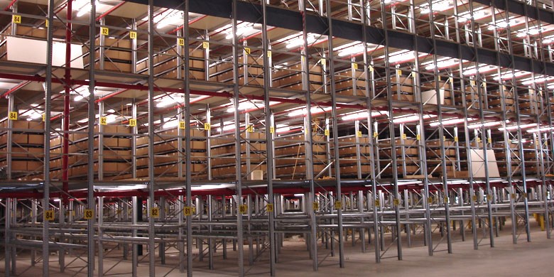 Palletstellingen met verdiepingsvloer