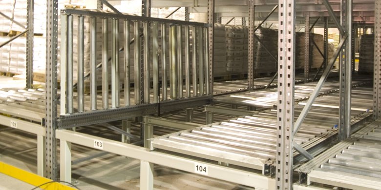 Doorrolstellingen voor pallets