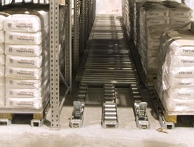 Doorrolstellingen voor pallets